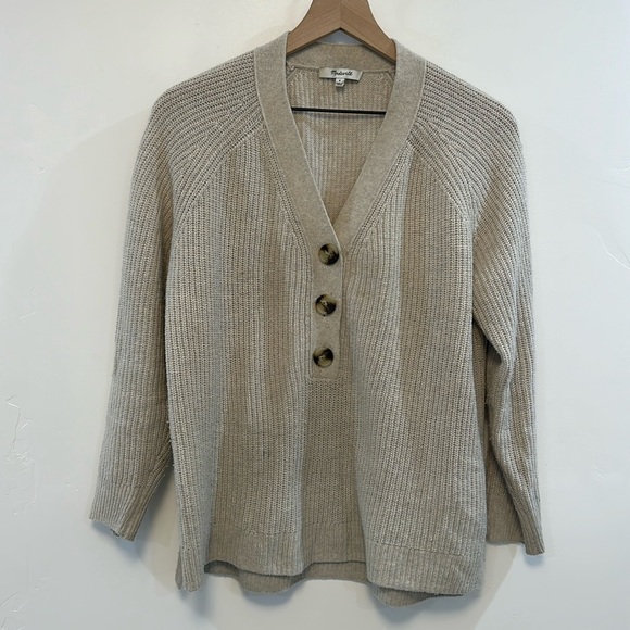 MADEWELL LYLE RIBBED LYLE HENLEY
SWEATER MA741 - Picture 2 of 8